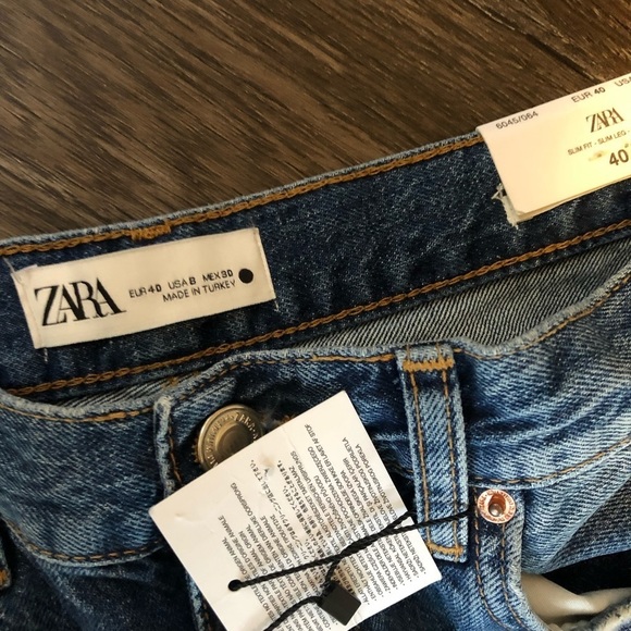 Zara The Truth Slim Jeans Size 8 NWT - Picture 6 of 6